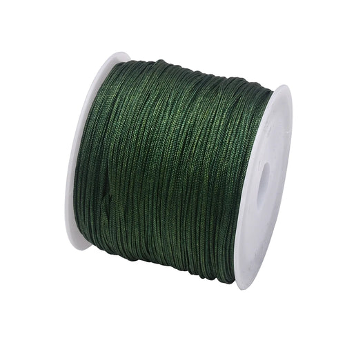 50Yds 0.8mm Crafts Nylon Cord For Jewelry Making Beading Braided Nylon