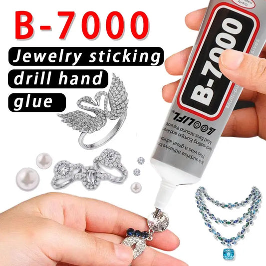 1pc B7000 transparent glue,with precision nib,rhinestone