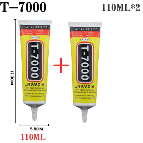 Clear B7000 PLUS & Black T-7000 Glue 15ml/50ml/110ml for Phone Repair,