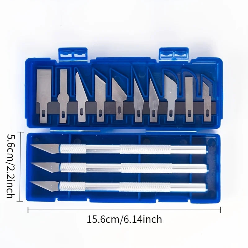 13Pcs Carving Knife Craft Sculpture Paper Cutting Blade Precision