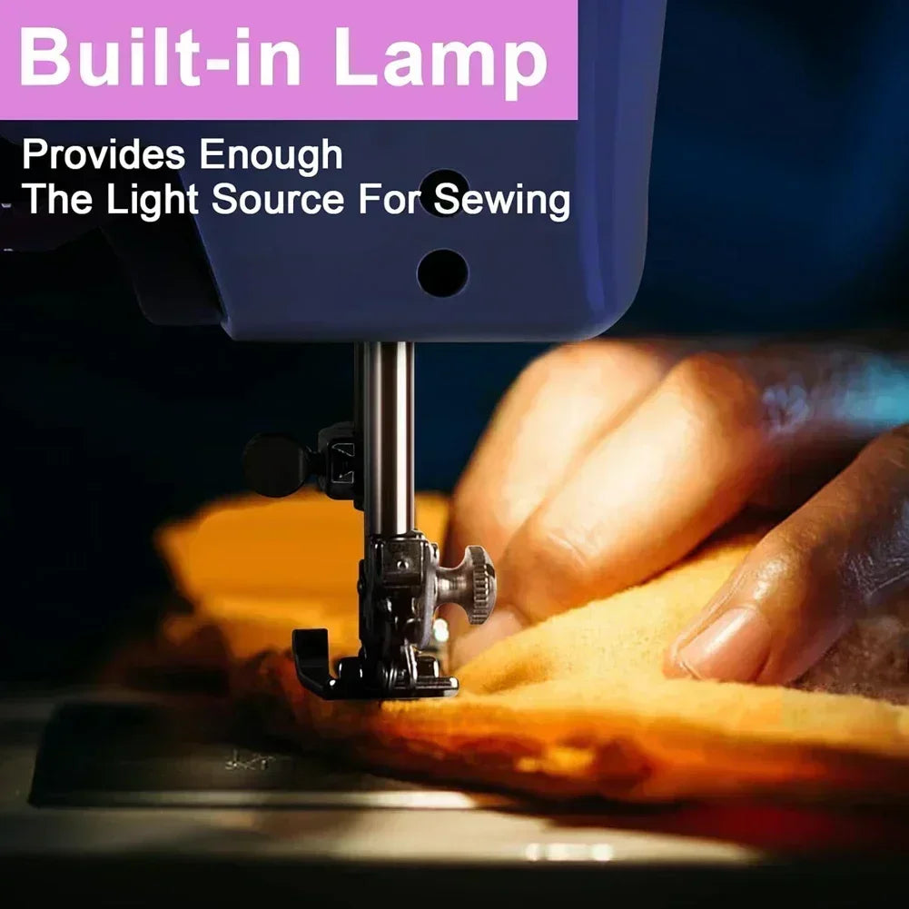 Portable Sewing Machine for Beginners Mini Electric Household Crafting