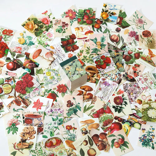 JIANQI 400 pcs Craft Vintage Scrapbooking Paper Kawaii Art Junk