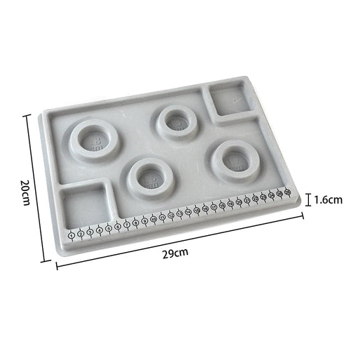 13 Styles Flockeda Bead Board For Bracelet Necklace Tray Beading