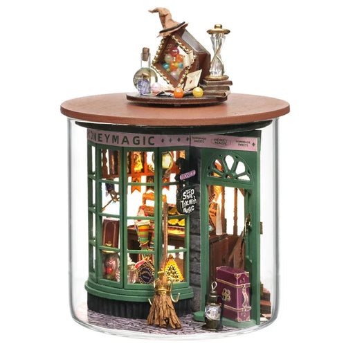 Mini DIY Kit For Doll House Making And Assembling Room Models Toys