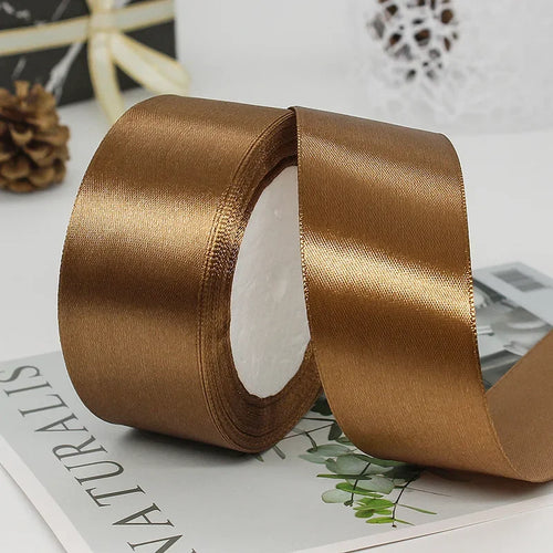 22meters 6mm-40cm Satin Ribbons Crafts Bow DIY Gift Wrap Wine Red