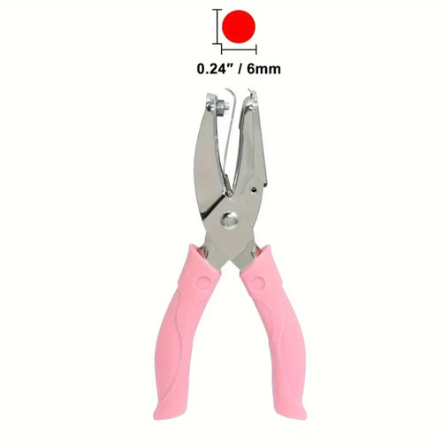 1PC Cute Metal Handheld Paper Punch Scrapbooking Clothes Single Hole