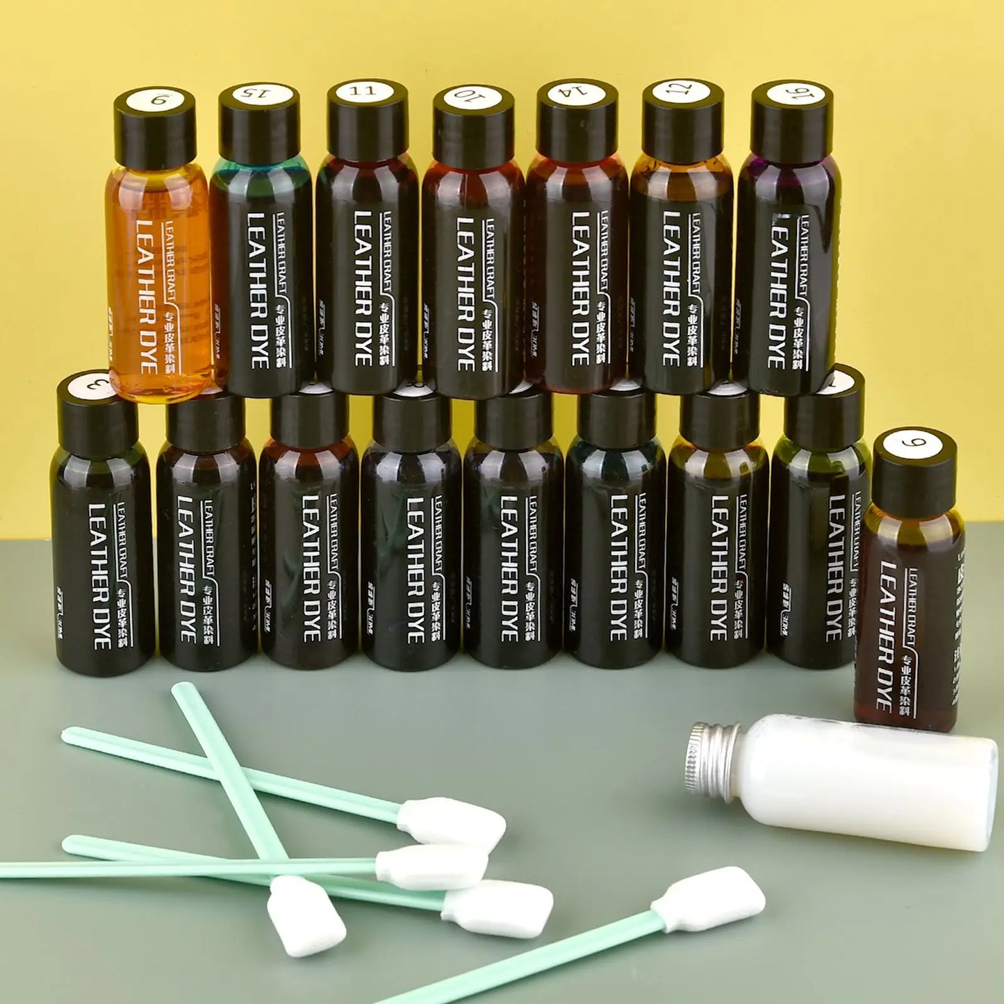 30ml Leather Pigment Leather Dye Colors Coats Leather Repairing Fixed