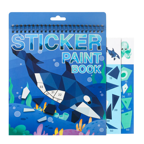 1PCS Sticker Book Crafts for Kids Ages 4-8, Sticker by Number for