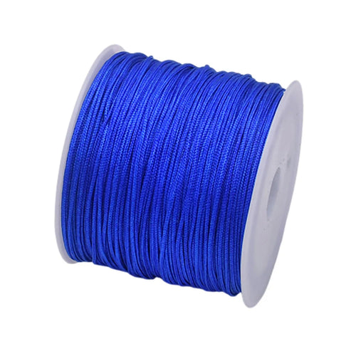 50Yds 0.8mm Crafts Nylon Cord For Jewelry Making Beading Braided Nylon