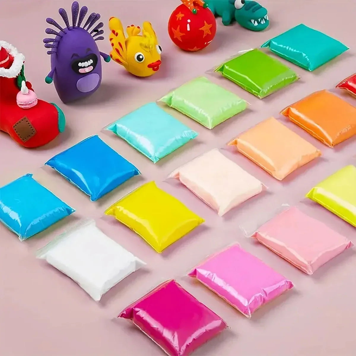 36  Color Clay Air-dried Clay Set, Ultra Light Plastic Clay with