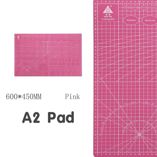 A2 Cutting Board Grid Line Self-healing Cutting Board Craft Card