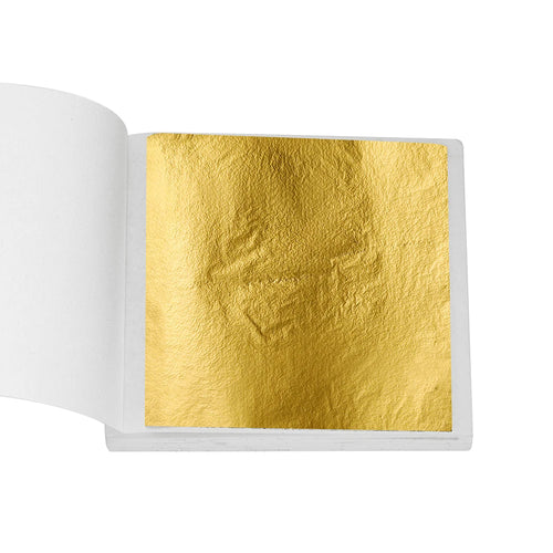 100-200sheets Imitation Gold Foil Paper Leaf Gilding DIY Epoxy Resin