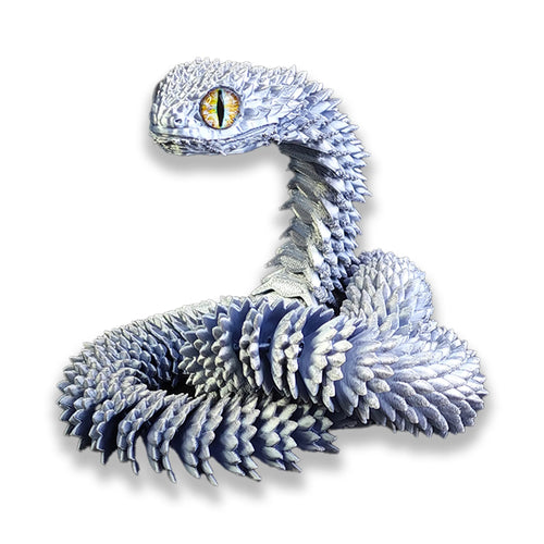 3D Printed Snake Movable Joint Simulation Snake Figurine Creative Home