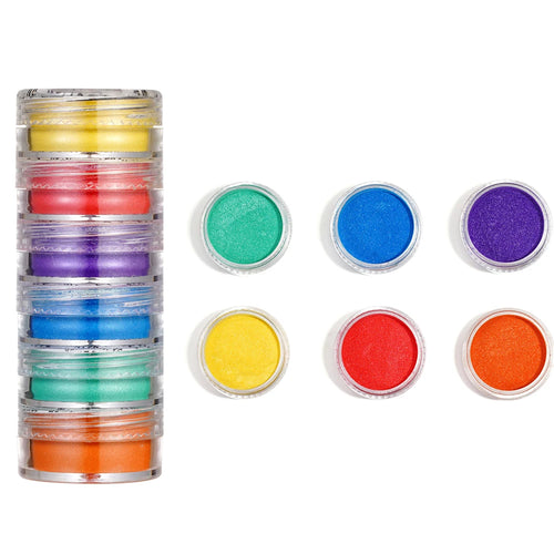 6Colors/Set Pearl Powder Pigment Resin Mold Colorant Dye Pearlescent