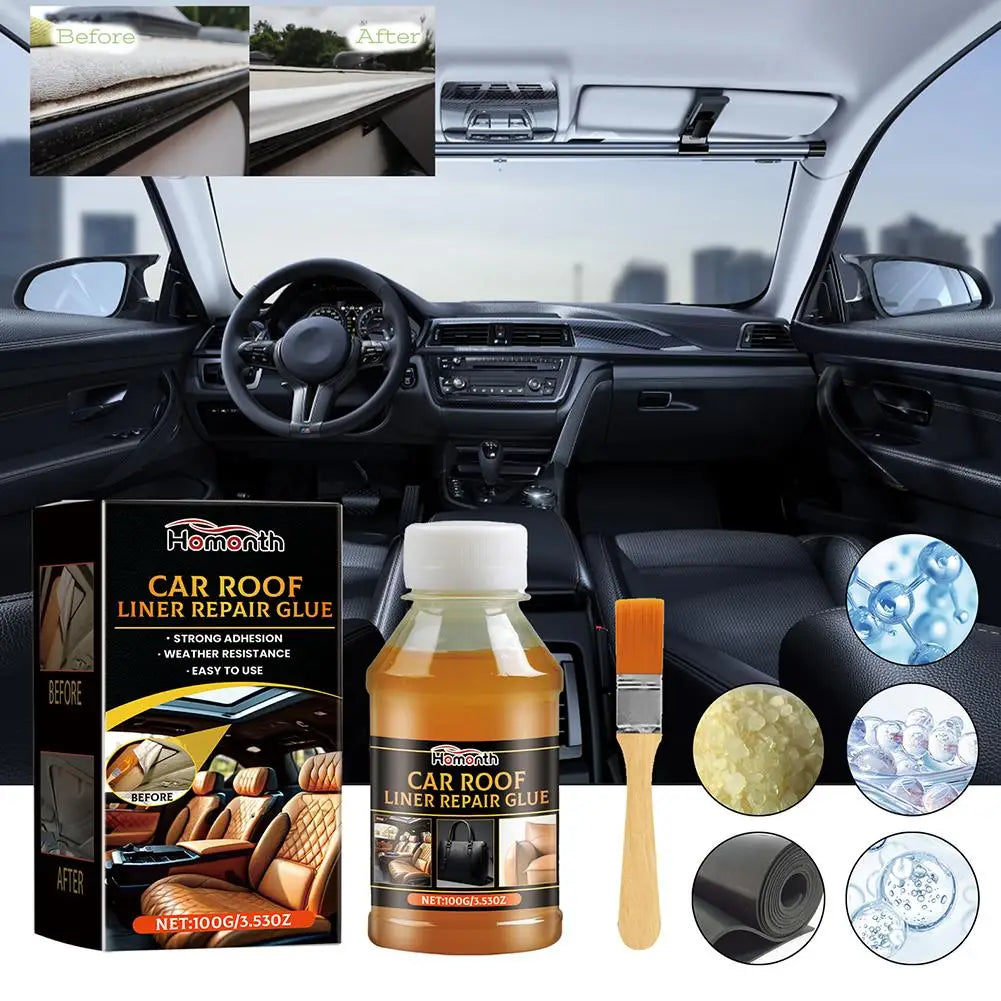 Car Headliner Fabric Glue Artificial Leather Glass Glue All-Purpose