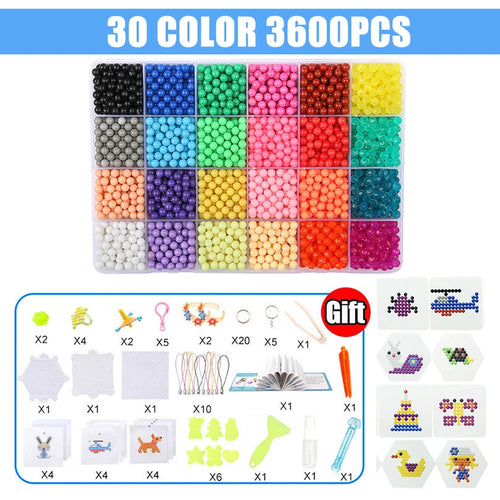 Handmade Magic Water Fuse Beads Creative Beads DIY Art Crafts Toys