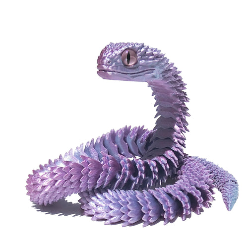 3D Printed Snake Movable Joint Simulation Snake Figurine Creative Home