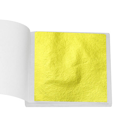100-200sheets Imitation Gold Foil Paper Leaf Gilding DIY Epoxy Resin