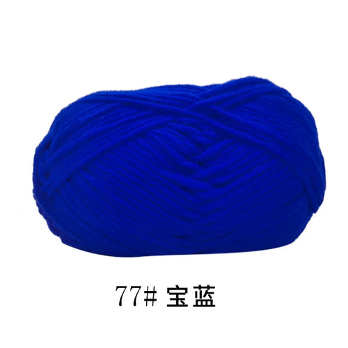 40-50g/Set 4ply Milk Cotton Knitting Yarn Needlework Dyed Lanas For