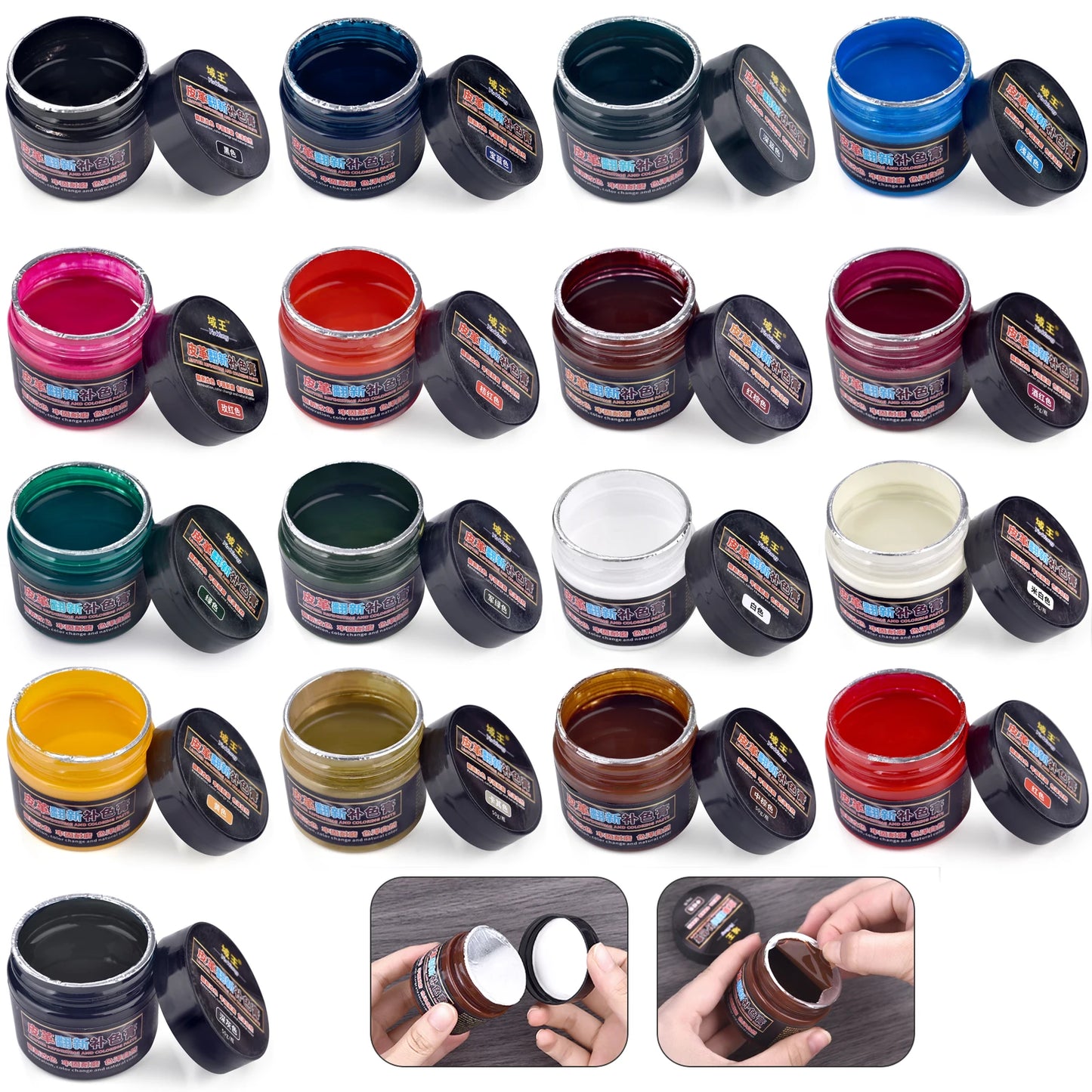 50g/Bottle Leather Coloring Pigment Dye Liquid Leather Repair