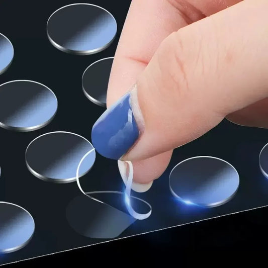 100pcs Round Double Sided Tape Adhesive Dots Fastener Strong Acrylic