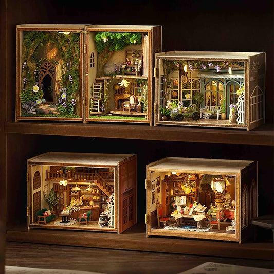 DIY Miniature Doll House 3D Puzzle Small House Assembly Building Model
