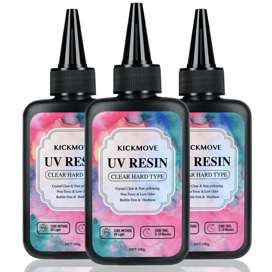 300g UV Resin Clear,Hard,Upgraded Crystal Clear Epoxy Resin Up