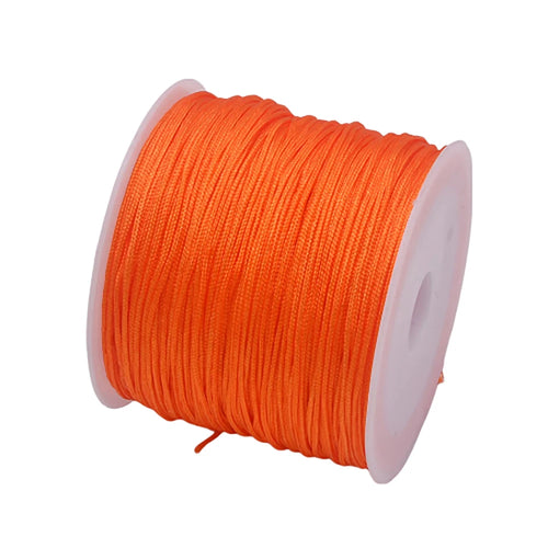 50Yds 0.8mm Crafts Nylon Cord For Jewelry Making Beading Braided Nylon