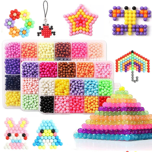 Handmade Magic Water Fuse Beads Creative Beads DIY Art Crafts Toys