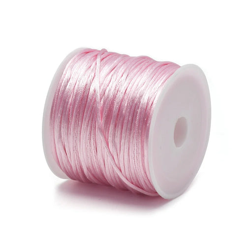 1.5mm Crafts Satin Rattail Cord String from Nylon for Chinese Knot,