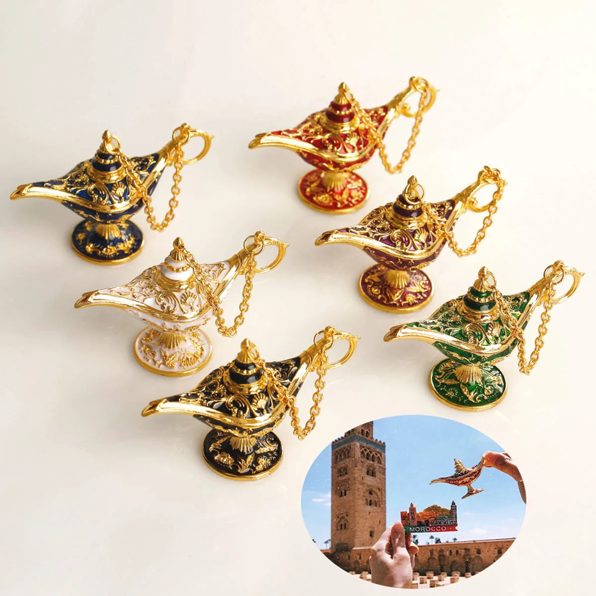 Aladdin European Ornament Vintage Home Russian Ing Lamp Metal