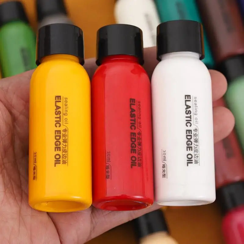 30ml Leather Edge Paint Oil Dye Dressing Color Coats Leather Edges