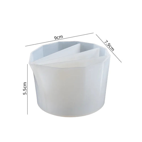 Split Cup For Paint Pouring,Reusable Fluid Art Split Cup Silicone