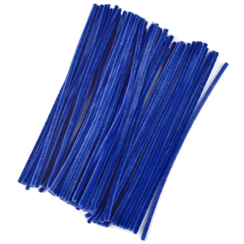 100pcs Chenille Stems Toys DIY Strips Twist Bar Anvil Wire Craft Pipe