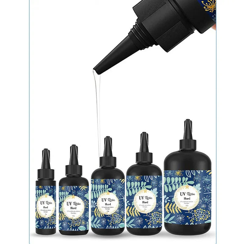 10/25/50/60/100/200/250/500g Quick Drying UV Resin Adhesive Colorless