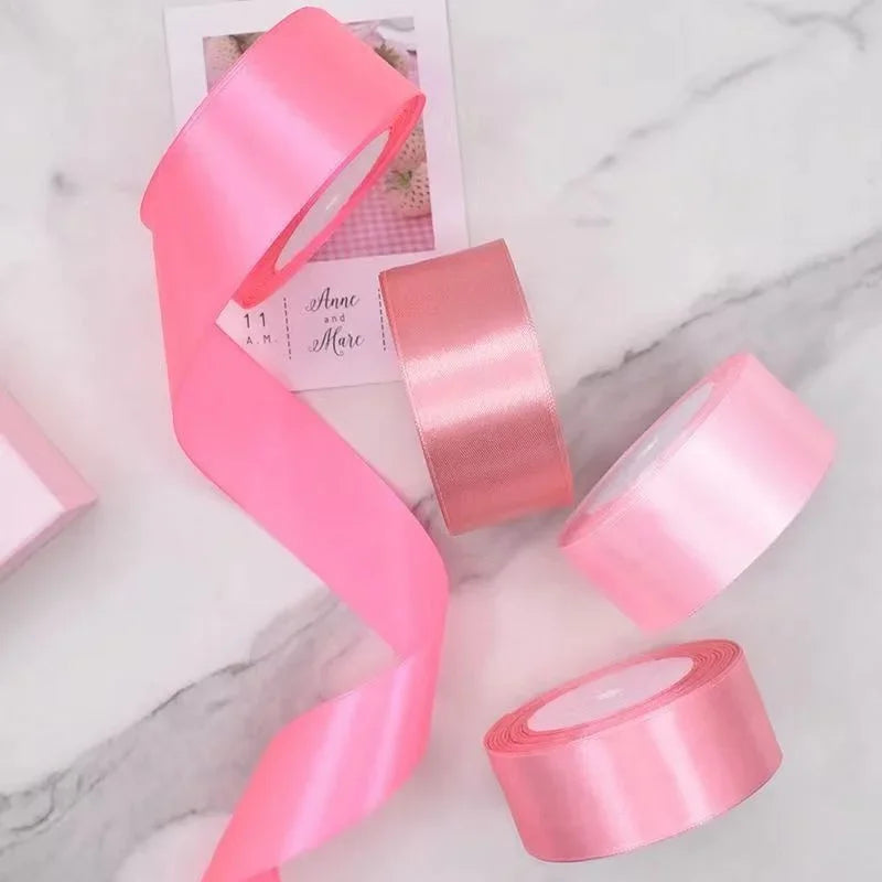 4M*22M Silk Satin Ribbons for Crafts Bow Handmade Gift Wrap Decorative