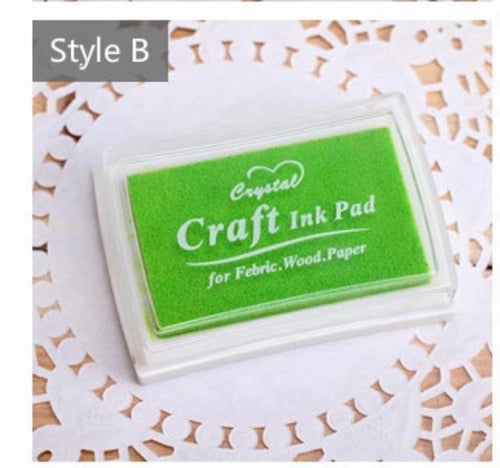 Mr Paper 15 Colors Inkpad Handmade DIY Craft Oil Based Ink Pad for