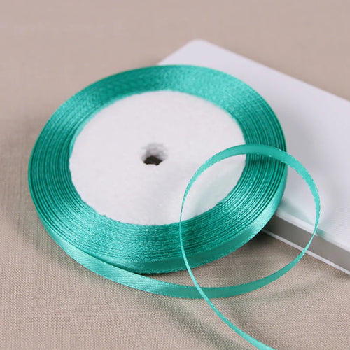 25yards/roll 6mm Satin Ribbon DIY Handmade Crafts Fabric Christmas