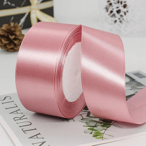 22meters 6mm-40cm Satin Ribbons Crafts Bow DIY Gift Wrap Wine Red