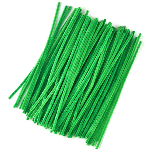 100pcs Chenille Stems Toys DIY Strips Twist Bar Anvil Wire Craft Pipe