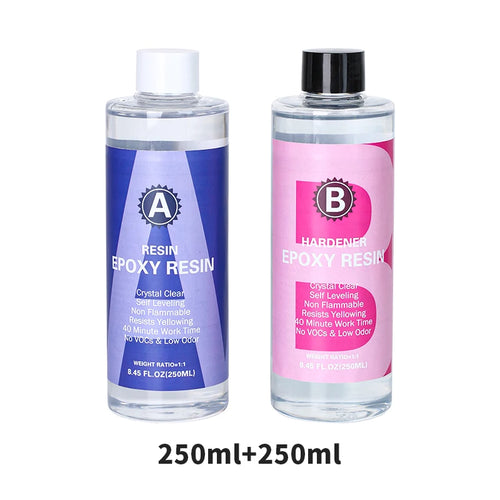 1:1 Crystal Clear Epoxy Resin Kit High Gloss & Bubbles Free Art Resin