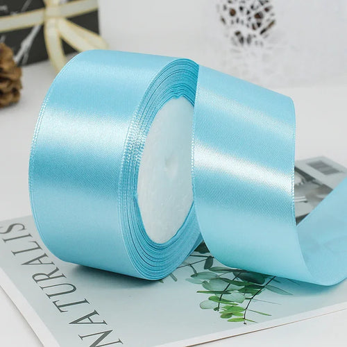 22meters 6mm-40cm Satin Ribbons Crafts Bow DIY Gift Wrap Wine Red