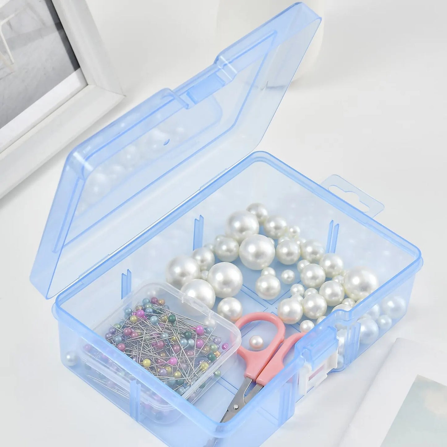 Transparent Plastic Storage Boxes For Jewelry Hardware Accessories