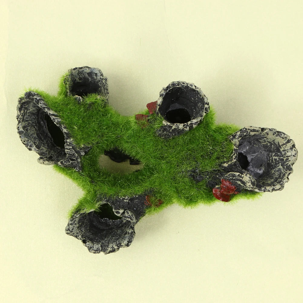 Resin Breeding Hiding Cave Simulation Shrimp Cave House Decorative
