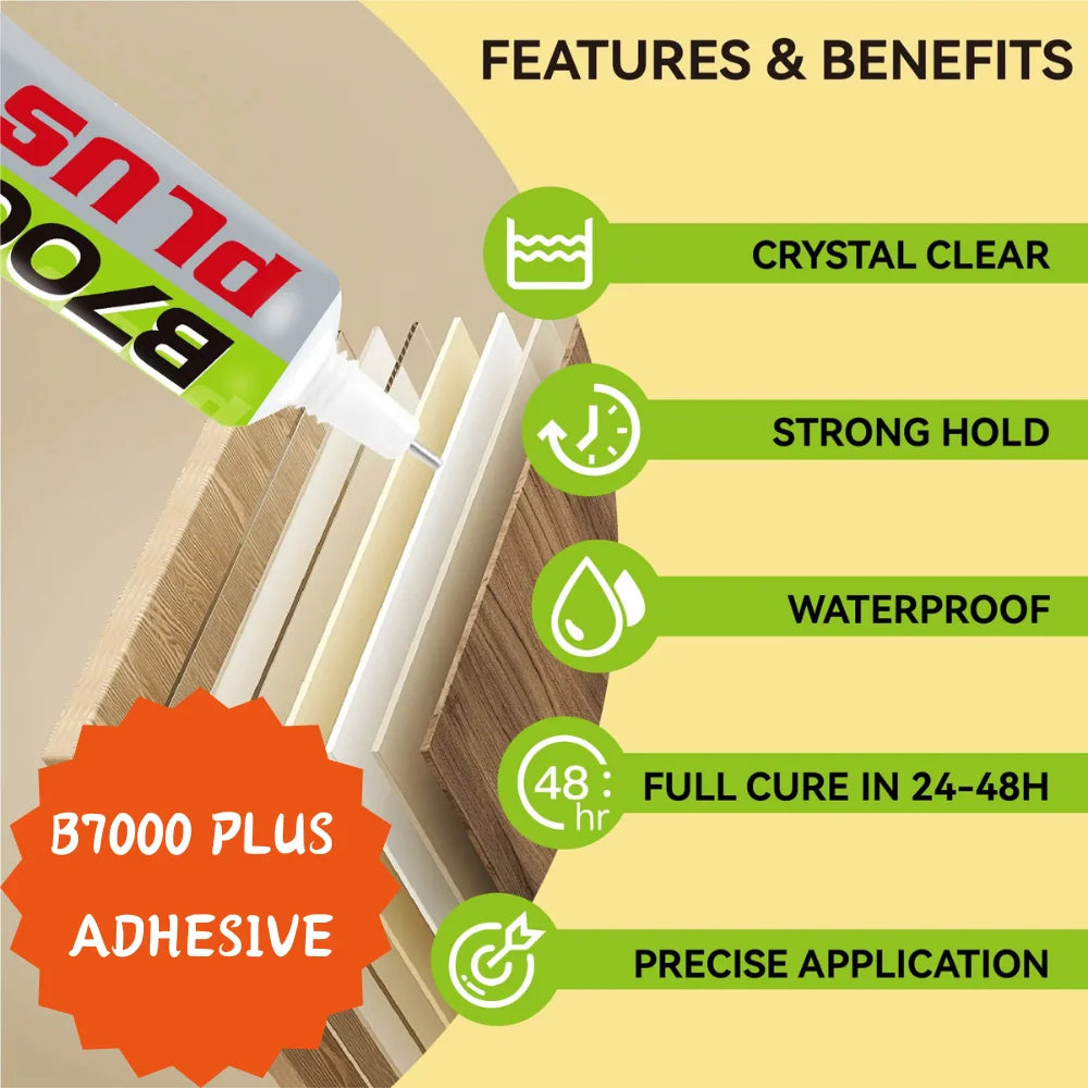 Clear B7000 PLUS & Black T-7000 Glue 15ml/50ml/110ml for Phone Repair,