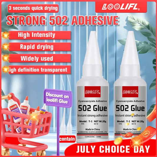 High Quality 502 Super Glue Bond Fast Universal Glue For Toys Crafts