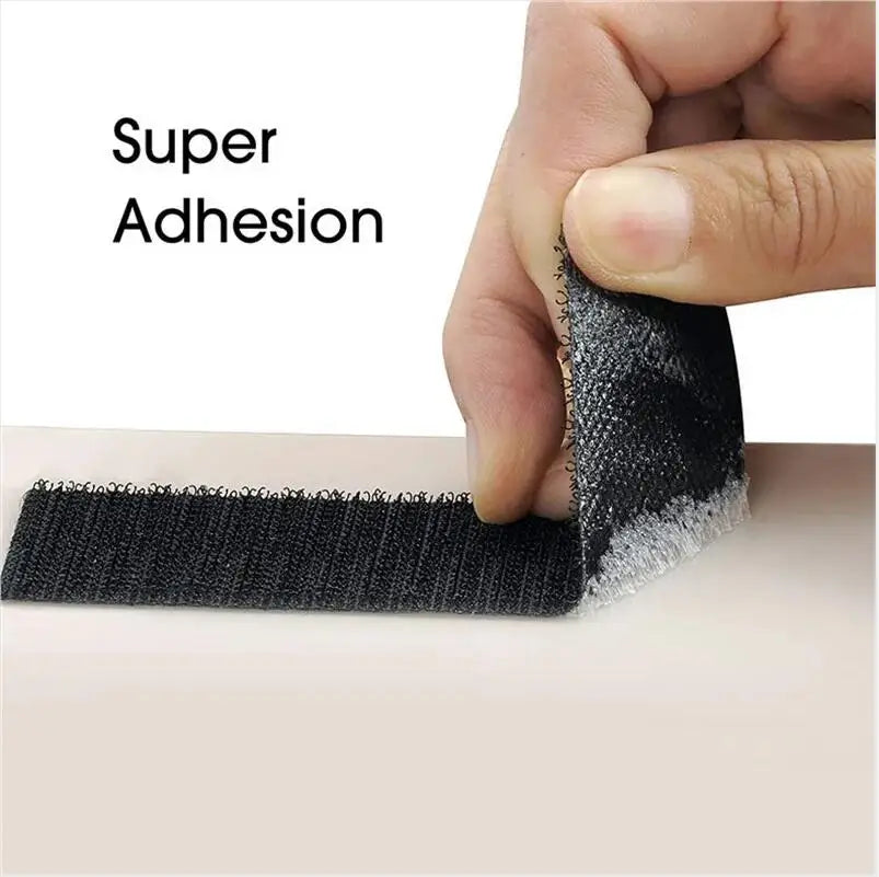 1/3/5M Strong Self-adhesive Fastener Tape Hook and Loop Magic Nylon