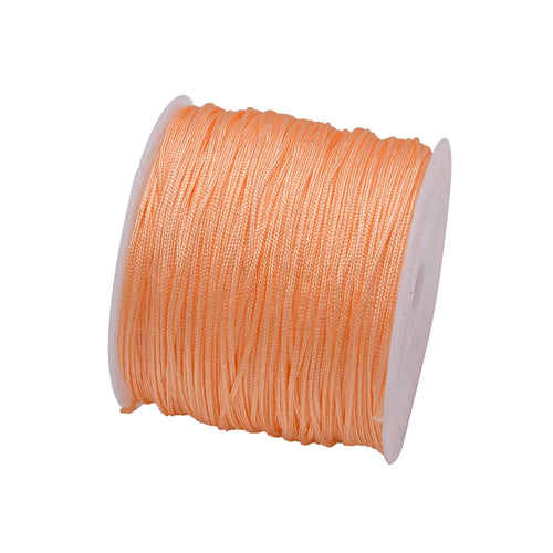 50Yds 0.8mm Crafts Nylon Cord For Jewelry Making Beading Braided Nylon