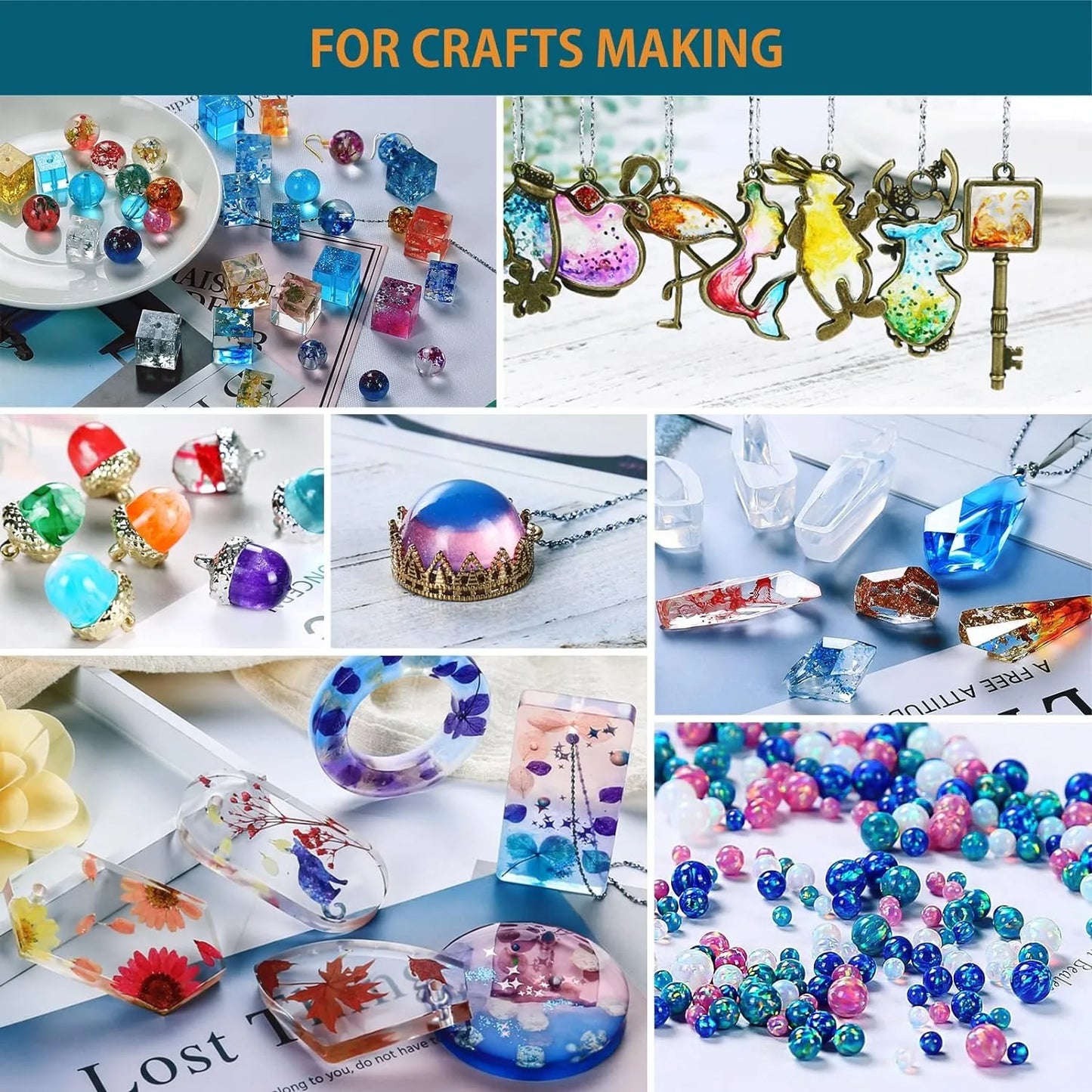 300g UV Resin Clear,Hard,Upgraded Crystal Clear Epoxy Resin Up