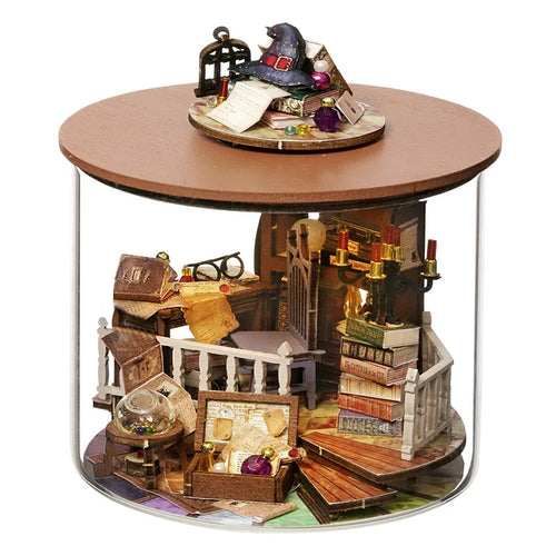 Mini DIY Kit For Doll House Making And Assembling Room Models Toys